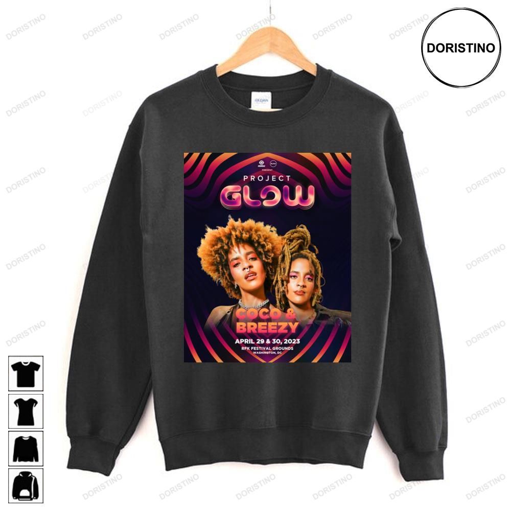 Coco-and-breezy-project-glow-2023-tour Limited Edition T-shirts